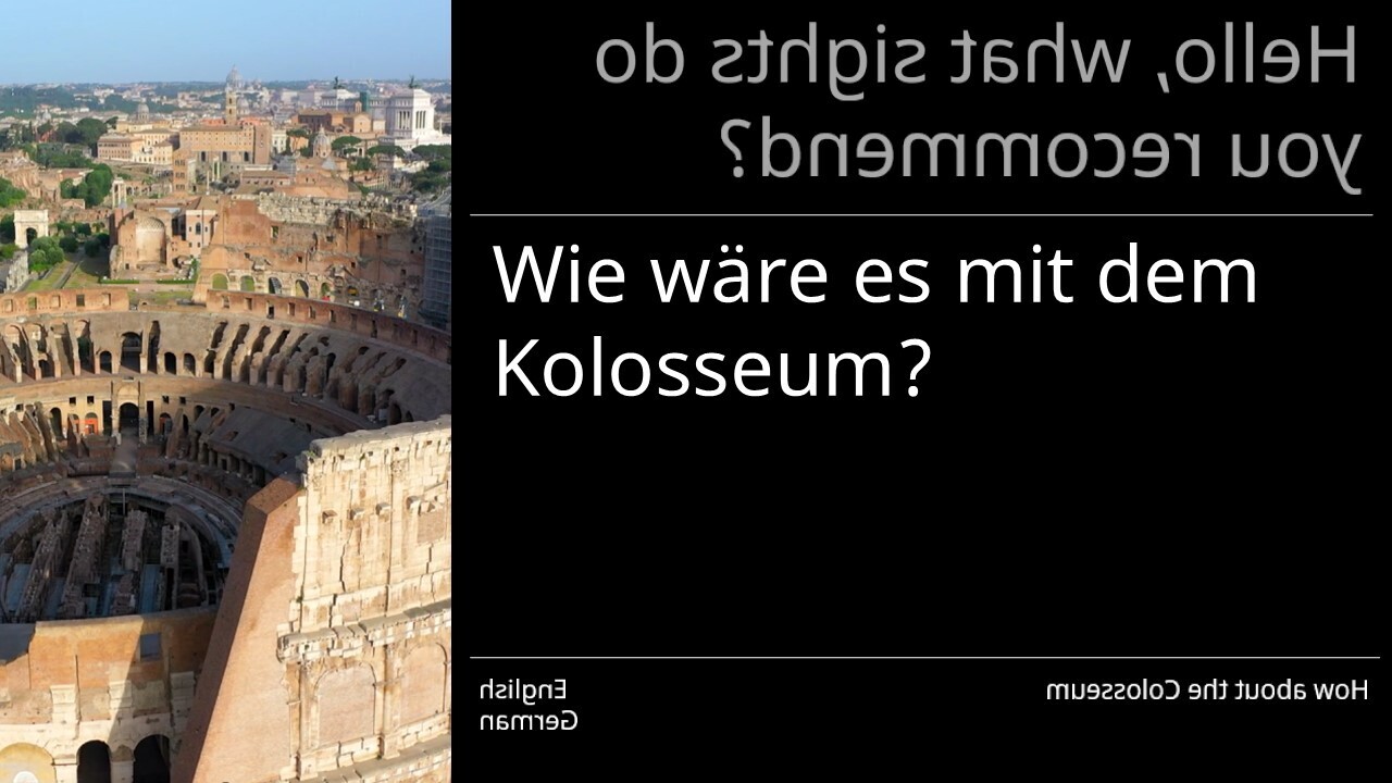 Tourist site suggestion