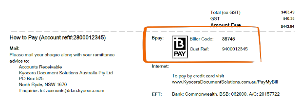 Customer reference number