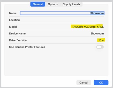Kpdl Driver Install a Kyocera Printer Driver (Mac)