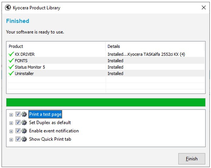 Install a Kyocera Printer Driver (Windows)