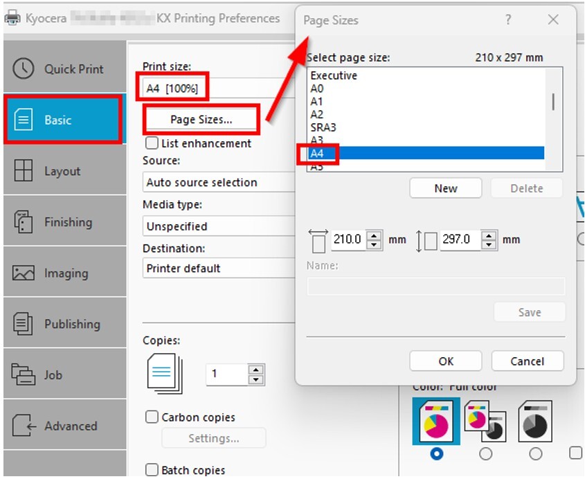 Install a Kyocera Printer Driver (Windows)