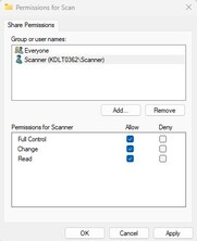 Set Up Scan to Folder on Windows