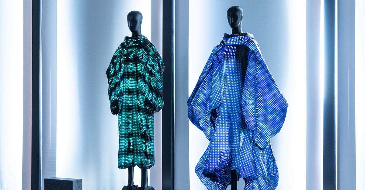 two garments printed with FOREARTH