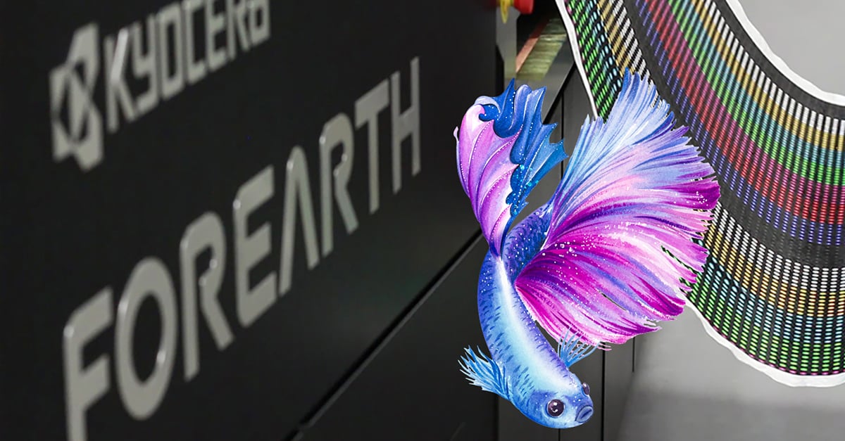 forearth with illustration of a fish