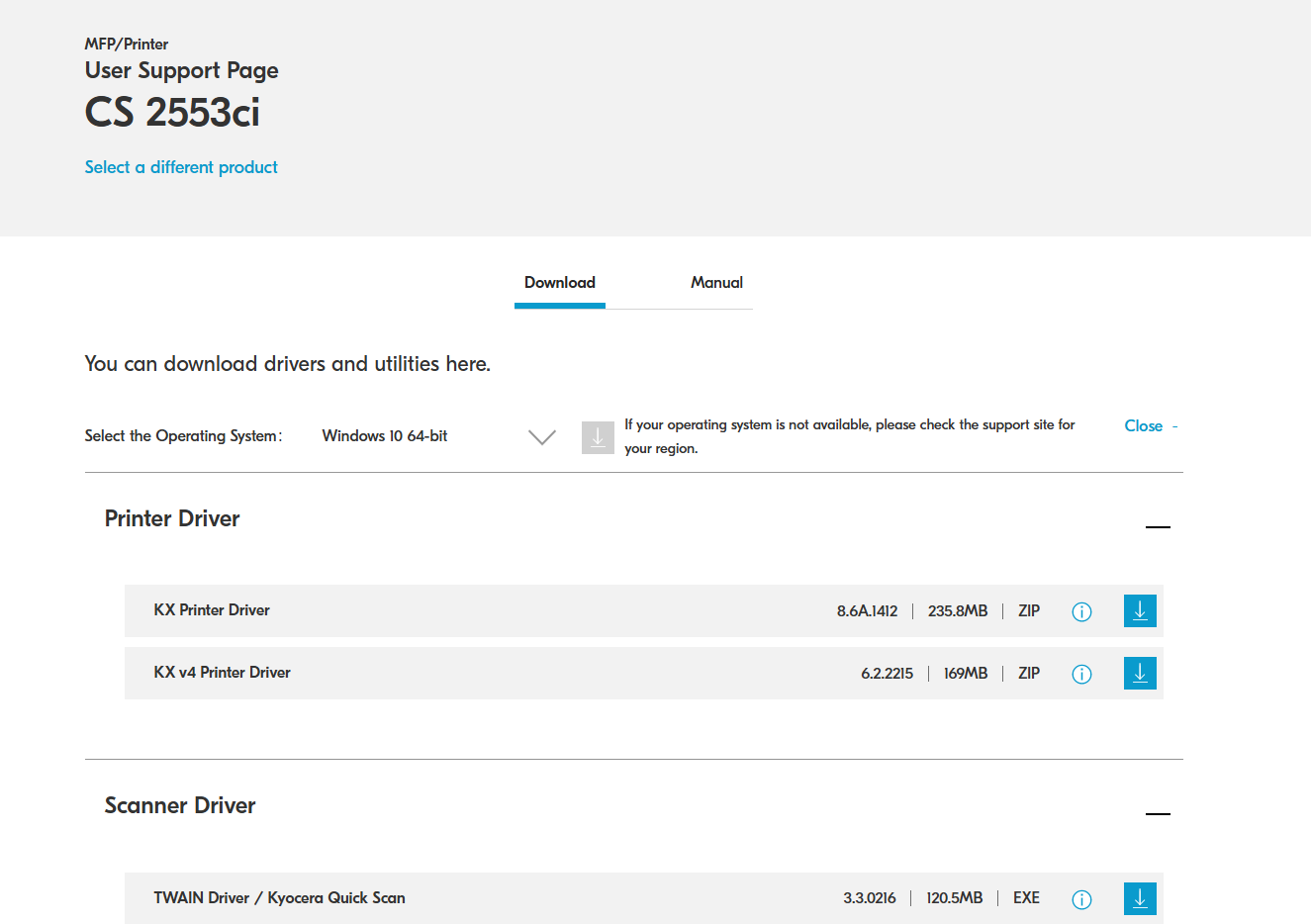 Install a Kyocera Printer Driver (Windows)