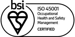 BSI ISO 45001 Occupational Health and Safety Management Certified