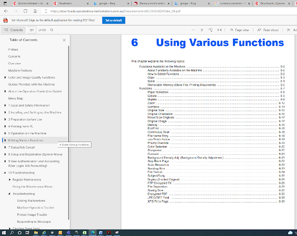 How to scan: Using various functions