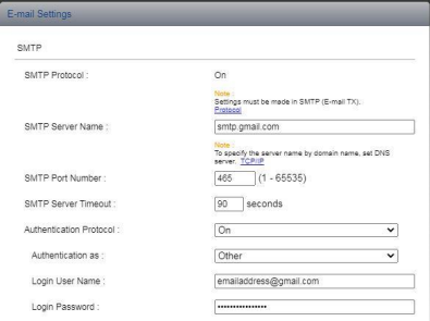 Set Up Scan to Email via Command Centre