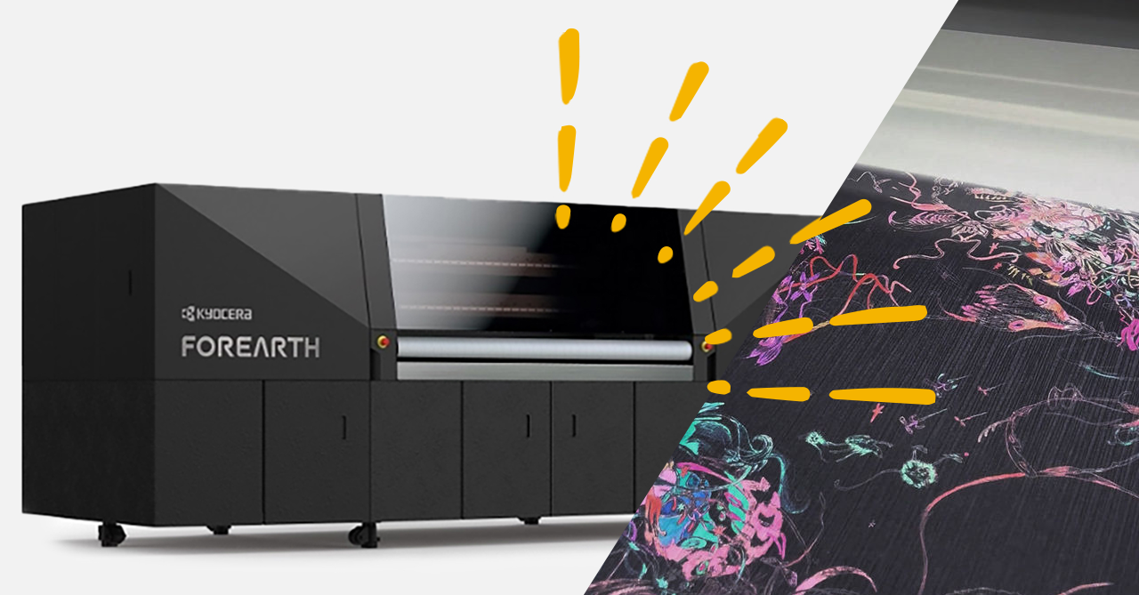 Kyocera’s inkjet textile printer supports the sustainable fashion presented by Florania at Milan Fashion Week