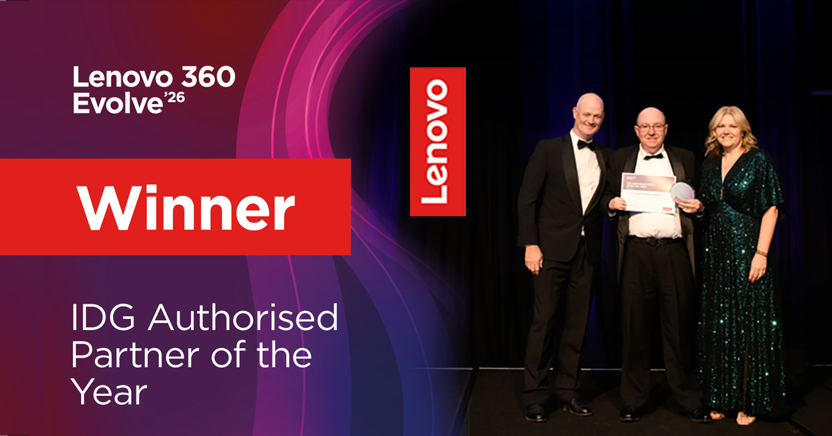 Kyocera named Lenovo IDG Authorised Partner of the Year 2026